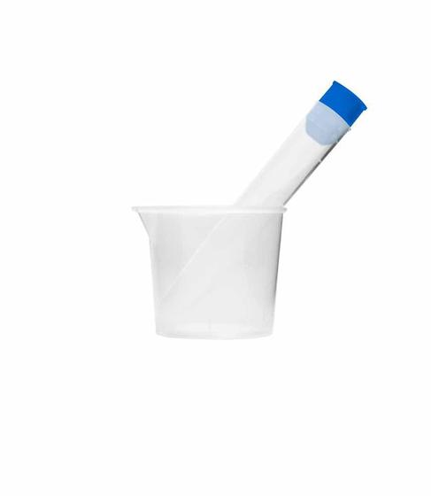 Imagem de Kit para coleta de urina nao esteril tampa azul. 150 un/pct (firstlab)