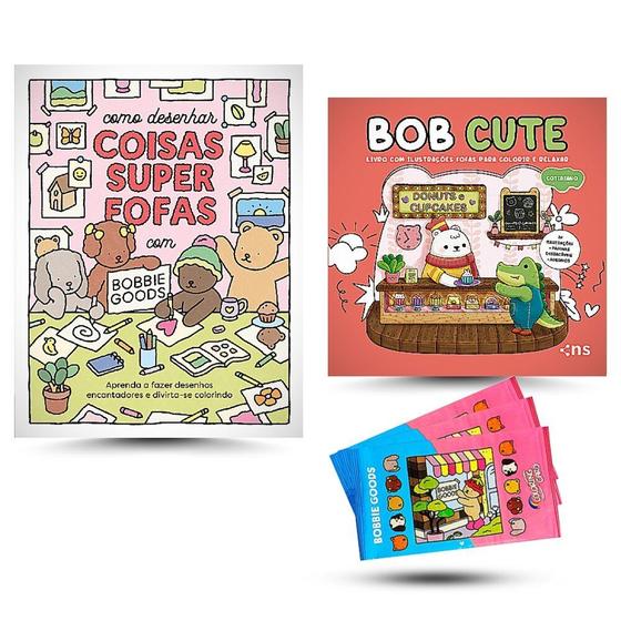 Kit para colorir: Coisas super Fofas (Bobbie Goods) + 24 Ilustrações ...