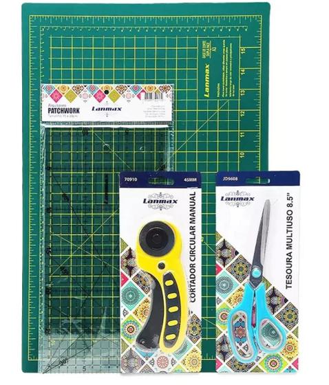 Imagem de Kit Para Costura E Patchwork Lamax Kit-A3 - LANMAX