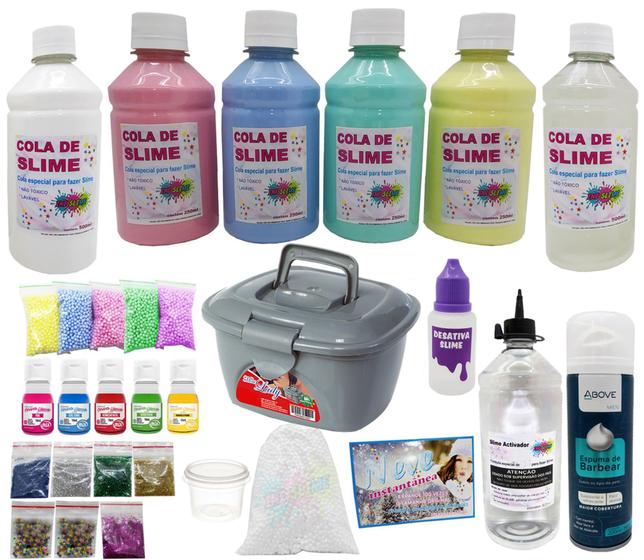 Kit Para Fazer Todo Tipo De Slime Com Desativa Slime é boa?
