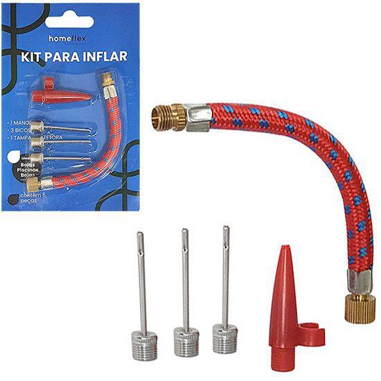 Kit para inflar bolas / piscinas e inflaveis com 5 pecas Menor preço em Kit para inflar bolas / piscinas e inflaveis com 5 pecas