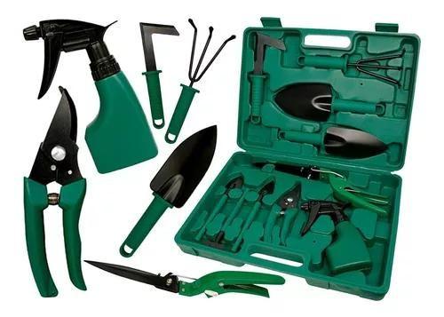 Imagem de Kit Para Jardinagem Com 10 Peças Com Maleta