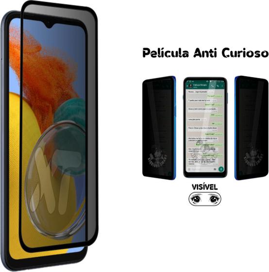 Imagem de Kit Para Moto G14  Película Privacidade 3D + Capa Capinha Case