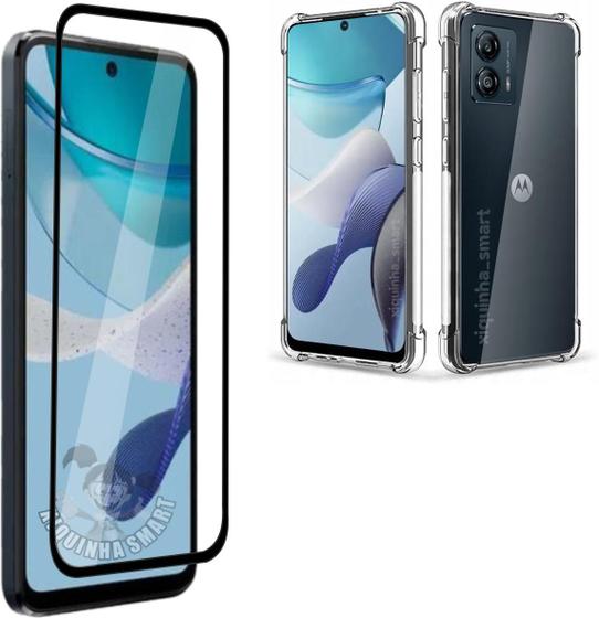 Imagem de Kit Para Moto G53  Película 3D Vidro + Capa Capinha Case