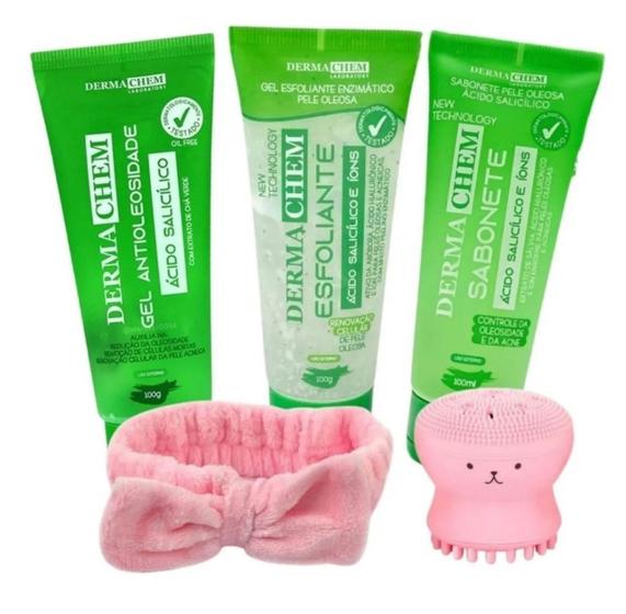 Kit para pele oleosa Ácido Salicílico Dermachem Skin Care
