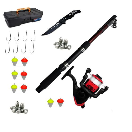 Imagem de Kit Para Pescar Com Molinete + Vara de Pesca - NaltPesca