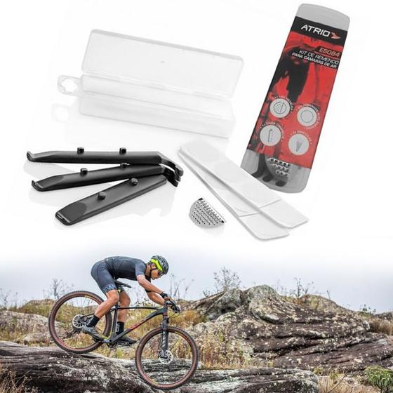 Kit para Reparos na Camara de ar bike portatil cliclismo Menor preço em Kit para Reparos na Camara de ar bike portatil cliclismo