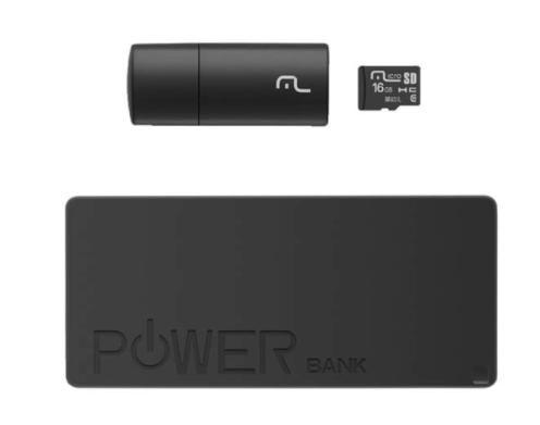 Imagem de Kit para Smartphone Power Bank Mah1000 + Pendrive + Cartão de Memória Cl 10 16G
