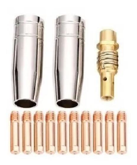 Kit para Tocha MIG/MAG AK-150 14 peças Menor preço em Kit para Tocha MIG/MAG AK-150 14 peças