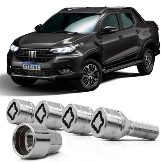 Kit Parafuso Antifurto 31CRA Roda - Fiat Strada 22 Menor preço em Kit Parafuso Antifurto 31CRA Roda - Fiat Strada 22