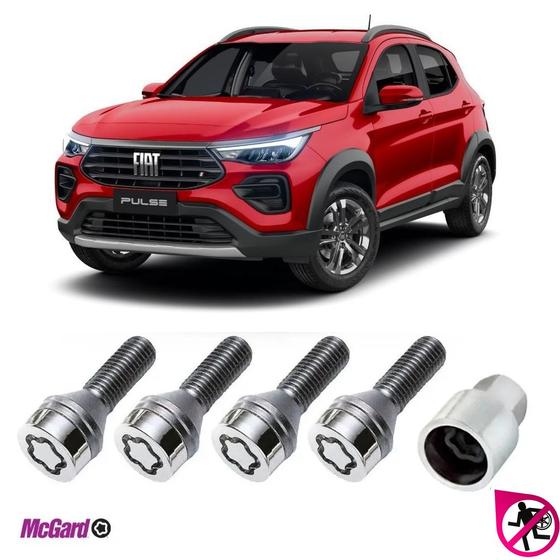 Imagem de Kit Parafuso Antifurto Roda Fiat Pulse 2021 a 2023 Original