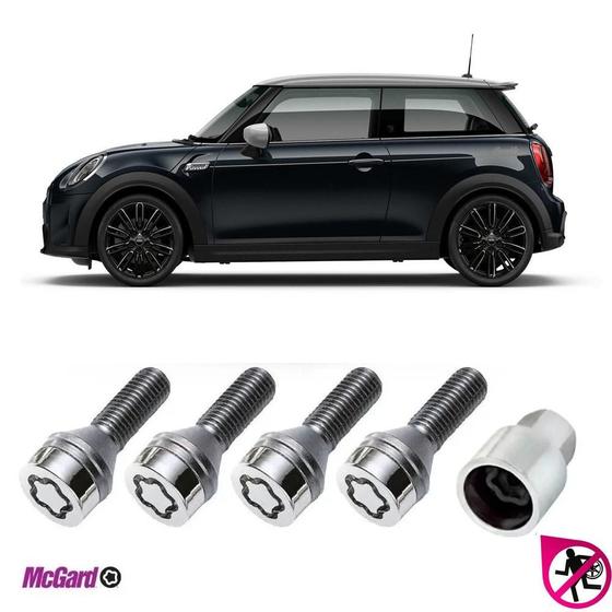 Imagem de Kit Parafuso Antifurto Roda Mini Cooper 2009 A 2023 Original