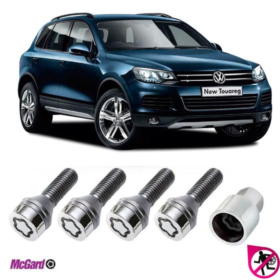 Imagem de Kit Parafuso Antifurto Roda Volkswagen Touareg Original