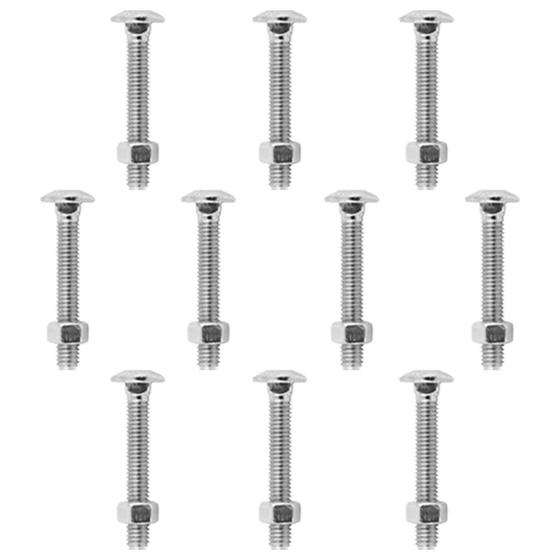 Imagem de Kit Parafuso Francês Com Porca  5/16'' x 2'' - 53,0012 (Com 10 Unidades) - Nord