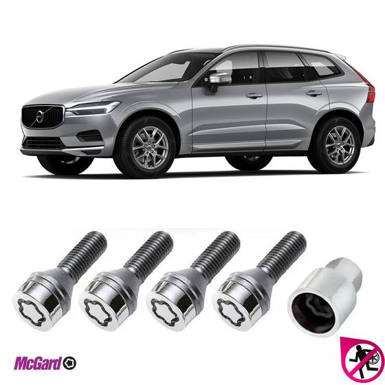 Imagem de Kit Parafuso Trava Antifurto Roda Volvo XC40 XC60 Original