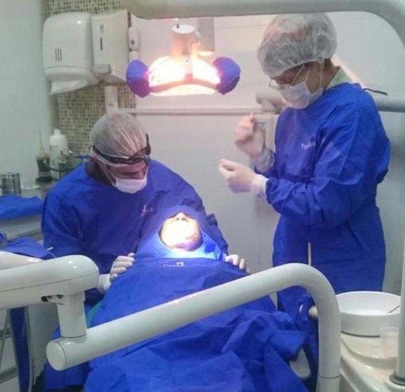 Imagem de Kit Paramentação de Cirurgia Odontologia de Campos Cirúrgicos e Capotes Cirúrgicos, Tecido Brim leve