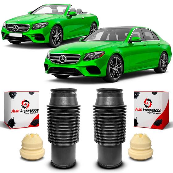 Imagem de Kit Parcial Batente Amarelo Coifa Guarda Pó Amortecedor Dianteiro Mercedes Benz E300 W213 A238 C238 2017 2018 2019 2020