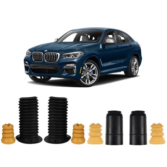 Imagem de Kit Parcial Batente Dianteiro Traseiro Bmw X4 2015 2016 2017