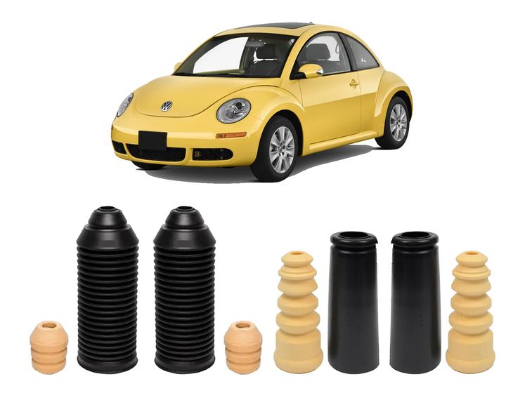 Imagem de Kit Parcial Batente Dianteiro Traseiro New Beetle 2007 08 09