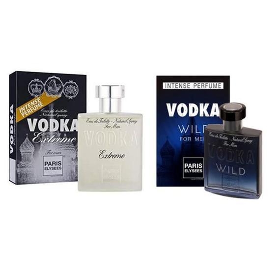 Kit Paris Elysees Vodka Extreme e Vodka Wild Masculino 100ml Menor preço em Kit Paris Elysees Vodka Extreme e Vodka Wild Masculino 100ml