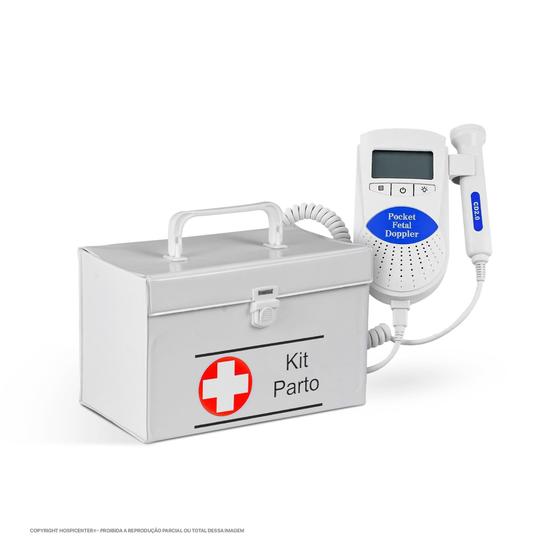 Imagem de Kit Parto Para Ambulância Emergências + Detector Fetal