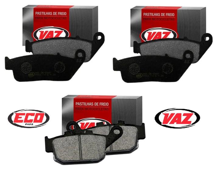 Imagem de Kit Pastilha De Freio Honda Cb 650f Com Abs 2014 2015 2016 2017 2018 2019 2020