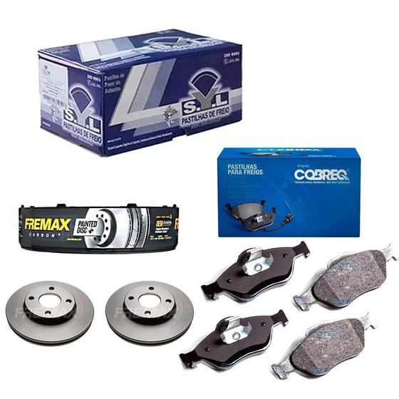 Imagem de Kit pastilha disco sapata de freio - ecosport 2002 a 2008 - kit01258