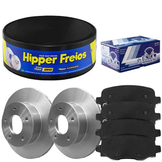 Imagem de Kit Pastilha Disco Traseiro Compass 2.0 Hipper Freios SYL