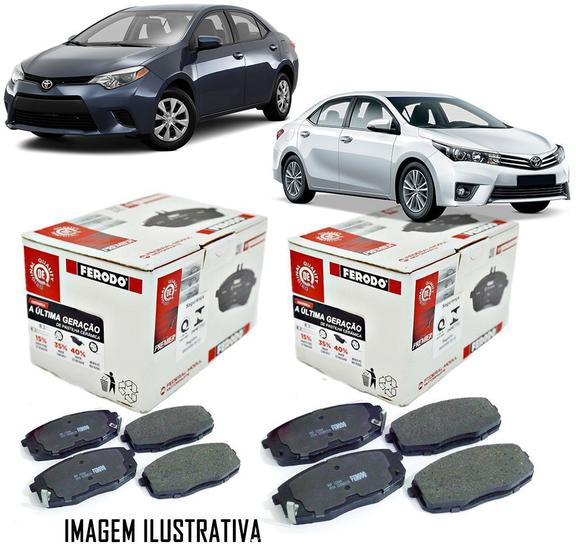 kit Pastilha Freio Ceramica Dianteira e Traseira Corolla 2.0 Xei Xrs Altis 2015 2016 2017 2018 2019 Menor preço em kit Pastilha Freio Ceramica Dianteira e Traseira Corolla 2.0 Xei Xrs Altis 2015 2016 2017 2018 2019