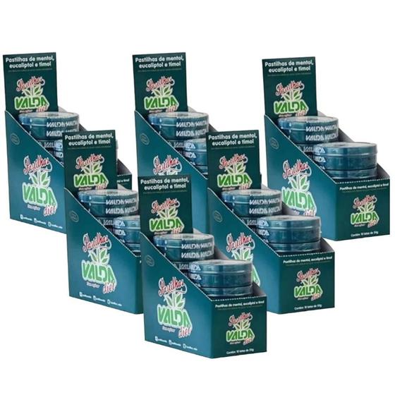 Imagem de Kit Pastilha Valda Diet 6Cx Com 10 Latas De 50g Cada
