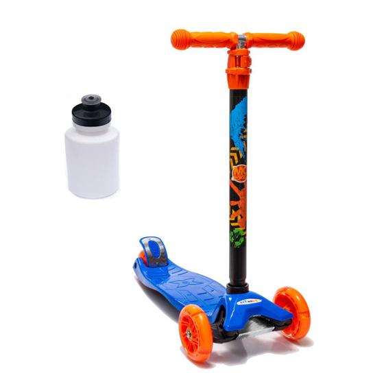 Imagem de Kit Patinete Dm Toys Radical New Plus Portátil + Garrafinha