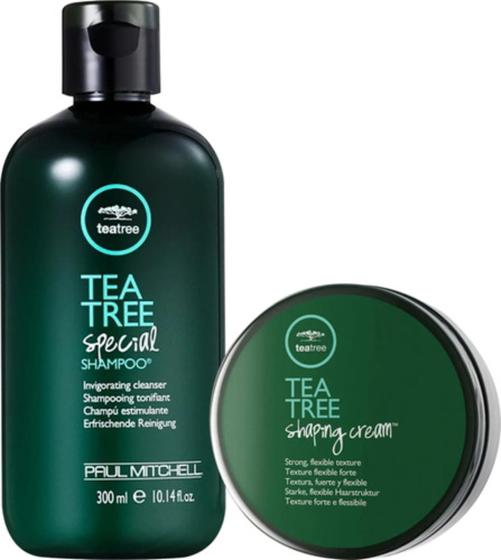 Imagem de Kit Paul Mitchell Tea Tree Shampoo Pq+ Pomada Shaping 85g