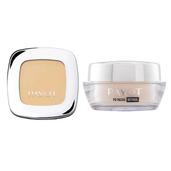 Imagem de Kit Payot Pó Compacto Retinol Cor:20 + Pó Solto Translucido