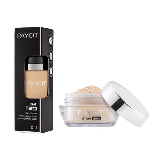 Imagem de Kit Payot Retinol Pó Facial Translucido + Base Cor:20