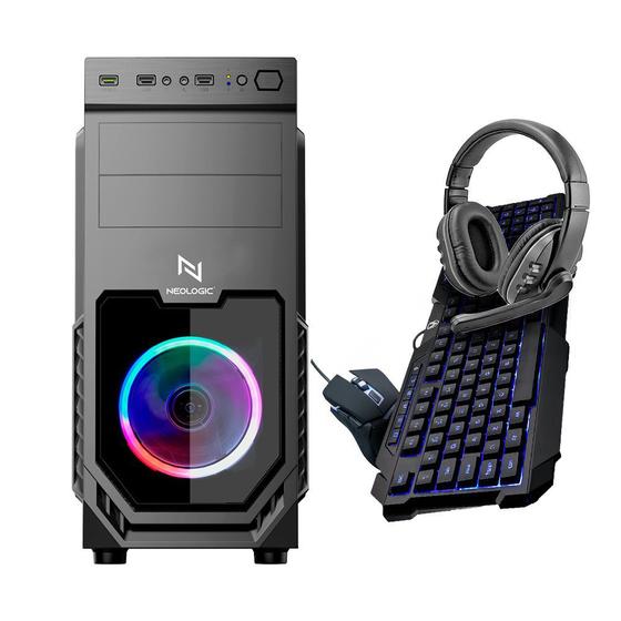 Imagem de Kit - PC Gamer Smart NLI82563 AMD A6-7480 16GB (Radeon R5 Integrado) HD 1TB 400W 80 Plus