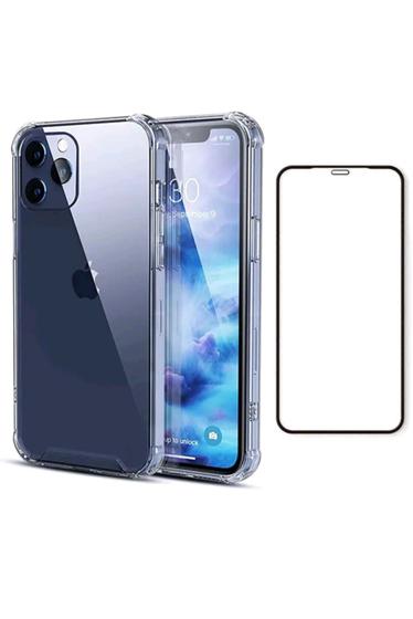 Imagem de Kit Pelicula 3D + Capa protetora Anti impacto transparente Compatível Com iPhone 11 Pro Max