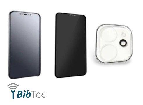 Imagem de Kit Película 3D De Vidro Privacidade + Película De Cerâmica Fosca Privacidade + Película Câmera Para Iphone 11