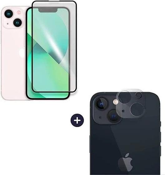 Imagem de Kit Película Cerâmica Fosca + Película Câmera Traseira para Iphone 14 Plus