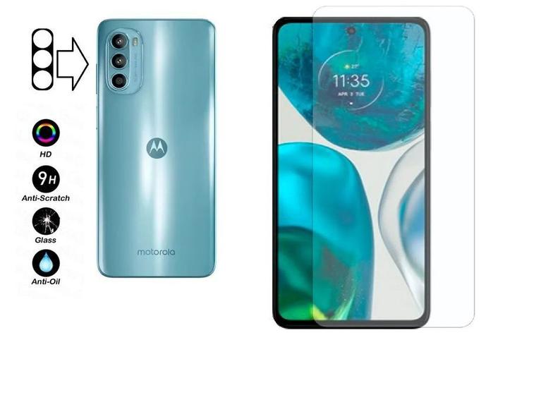 DOINK [2 Pezzi] Vetro Temperato Per Motorola Moto G52 – Pellicola 9H Con Copertura Totale, Anti Graffio E Impronte
