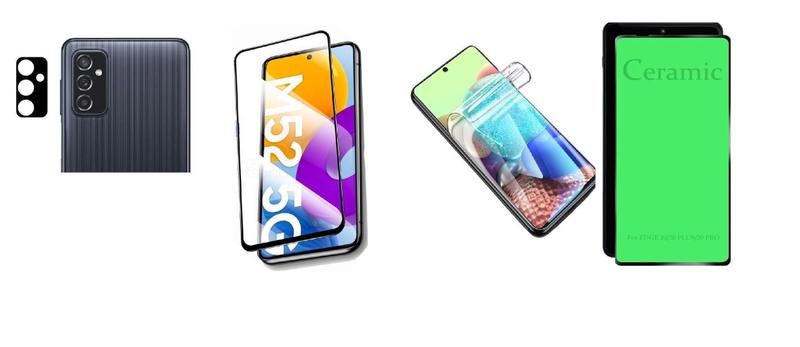 Imagem de Kit Película Nano Lente Câmera P/ Samsung Galaxy M52 + Película Frontal A Sua Escolha