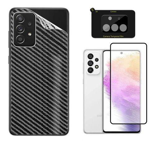 Imagem de Kit Película Skin + Película 3d + Câmera Para Galaxy A73 5g