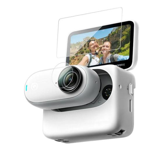 Imagem de Kit Películas Vidro Action Pod E Insta360 Go 3 - Telesin