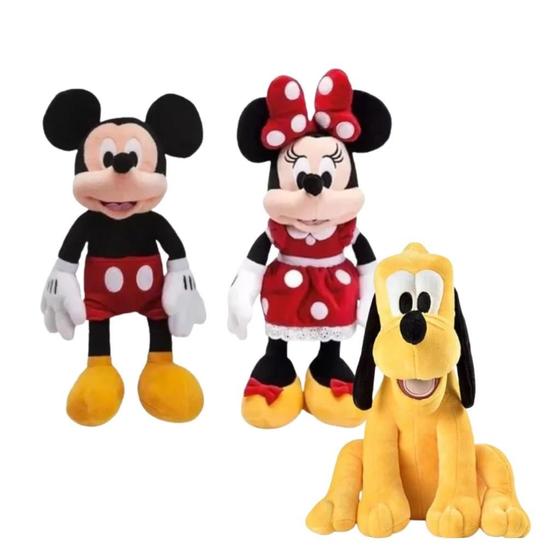 Imagem de Kit Pelúcia Mickey Mouse e Sua Turma 35cm Diversão Garantida