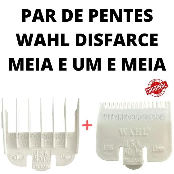 Imagem de Kit Pentes Disfarce 0.5 1.5 Original Para Máquinas De Corte!