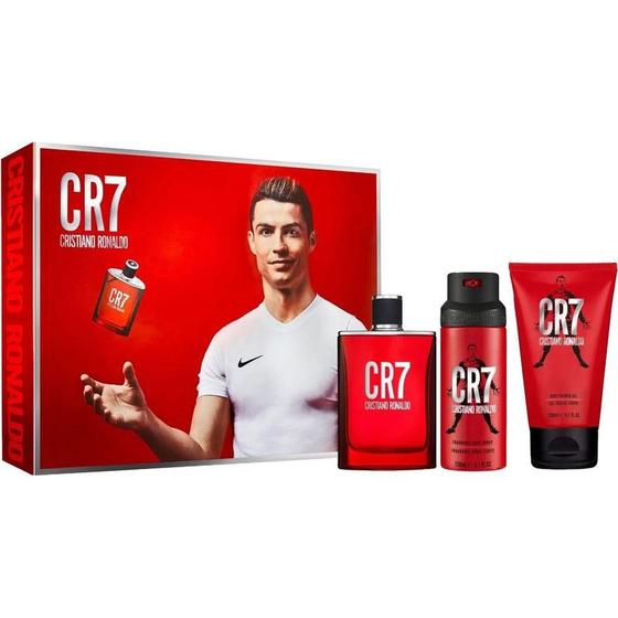 Imagem de Kit Perfumaria Cristiano Ronaldo CR7: EDT 100ml + Gel 150ml + Body Spray