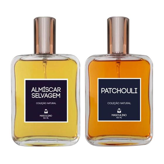 Imagem de Kit Perfume - Almíscar Selvagem + Patchouli Clássico 100ml