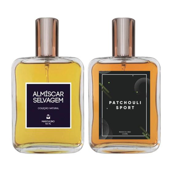 Imagem de Kit Perfume - Almíscar Selvagem + Patchouli Sport 100ml