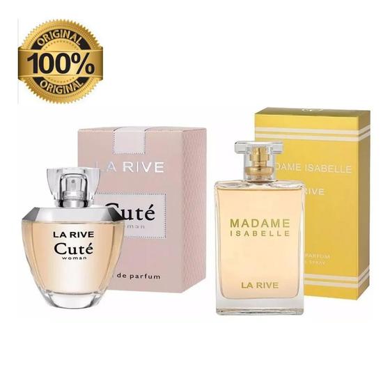 Kit Perfume Cuté 100ml + Madame Isabelle La Rive 90ml Menor preço em Kit Perfume Cuté 100ml + Madame Isabelle La Rive 90ml