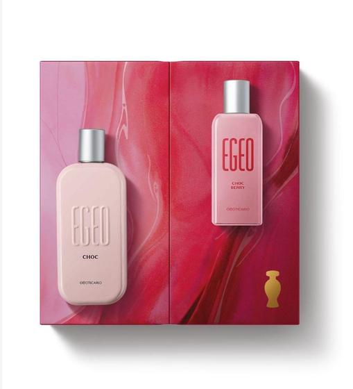 Imagem de Kit Perfume Egeo Choc Desodorante Colônia E Choc Berry Oboticário (2 Itens)