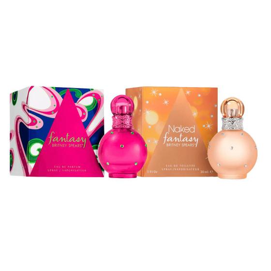 Imagem de Kit Perfume feminino  Britney Spears Fantasy Eau e Naked Fantasy Eau De Toilette 30ml